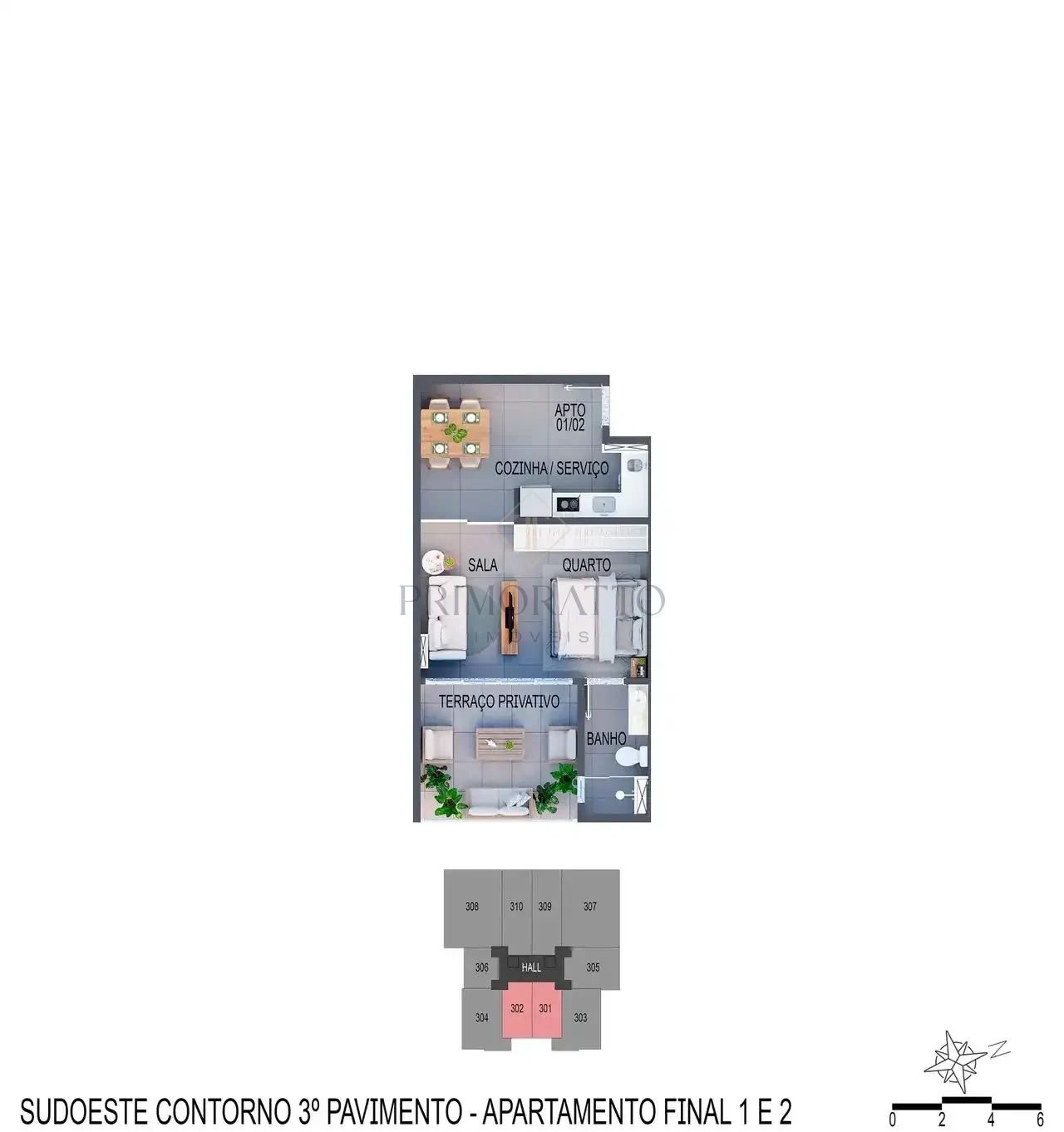 Apartamento Tipo Finais 01 E 02