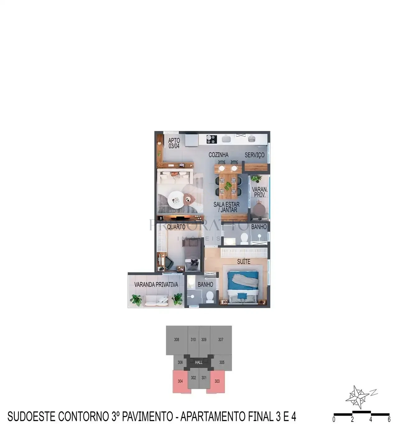 Apartamento Tipo Finais 03 E 04
