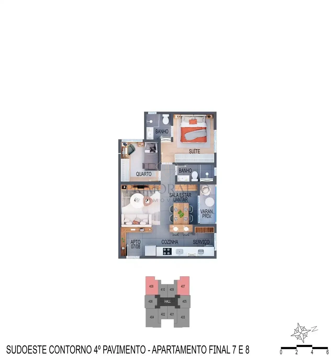 Apartamento Tipo Finais 07 E 08