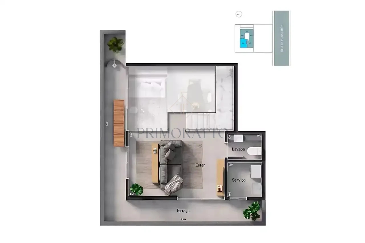 Apartamento Duplex 2 Suites Com Area Privativa