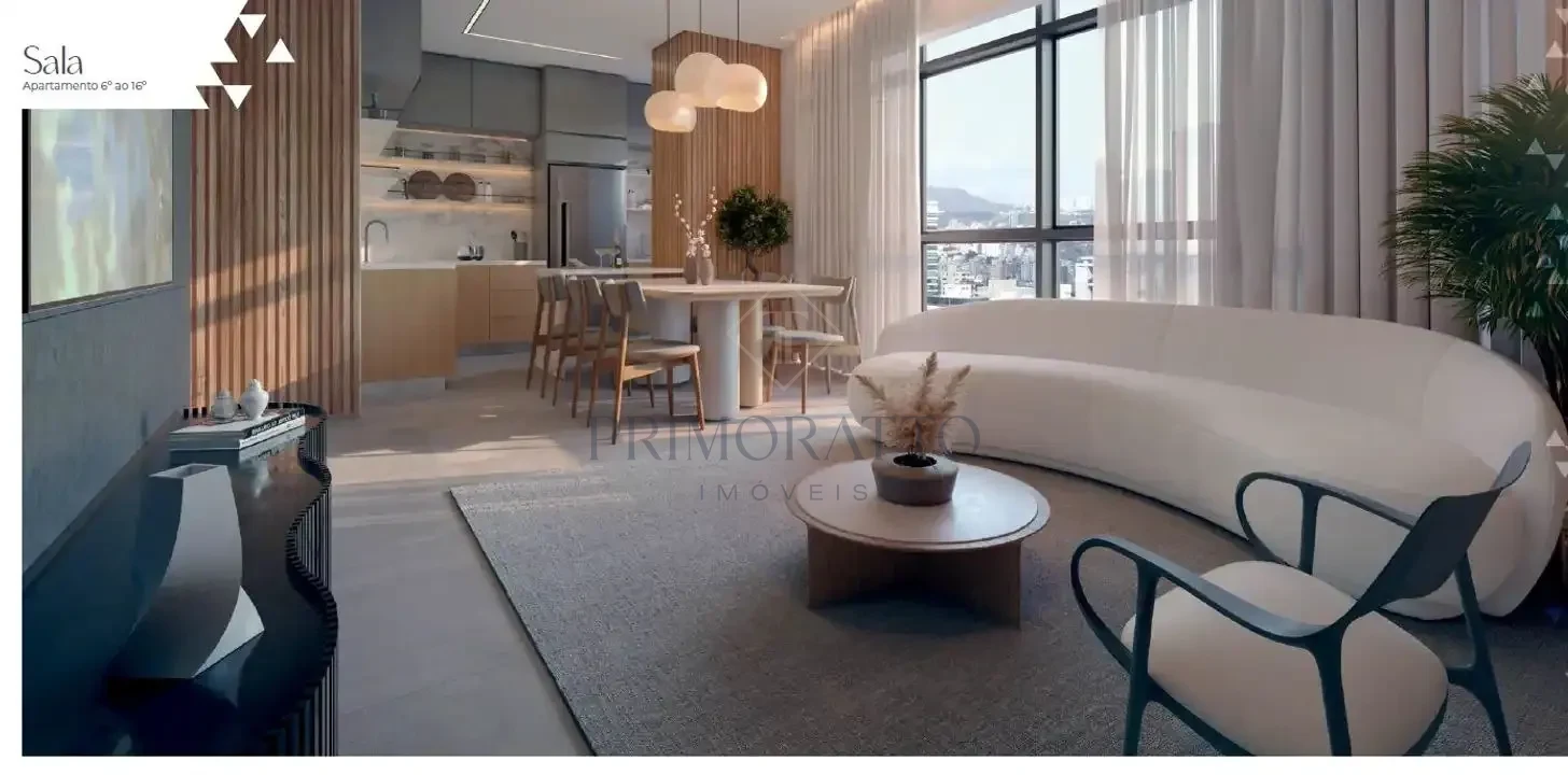 Sala e Cozinha · Apartamento Tipo