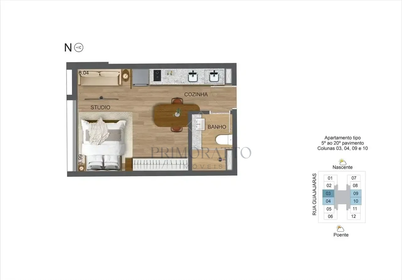 Apartamento 503 · Planta
