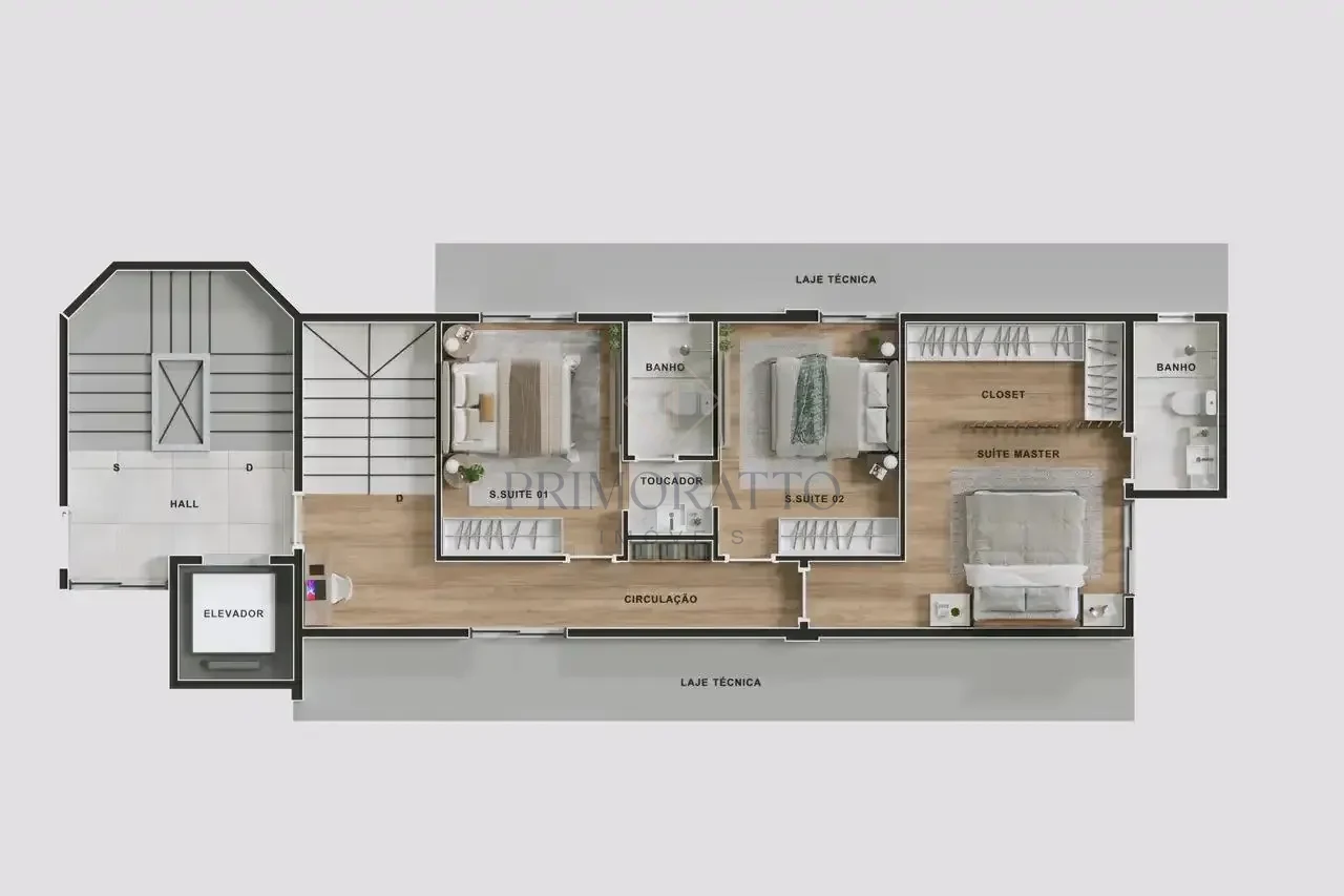Cobertura Top House 302 2 Pavto Duplex