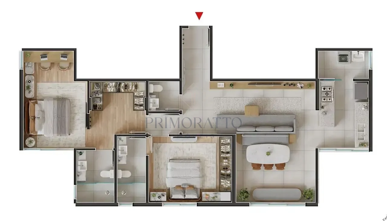 Apartamento 105 · Terraço