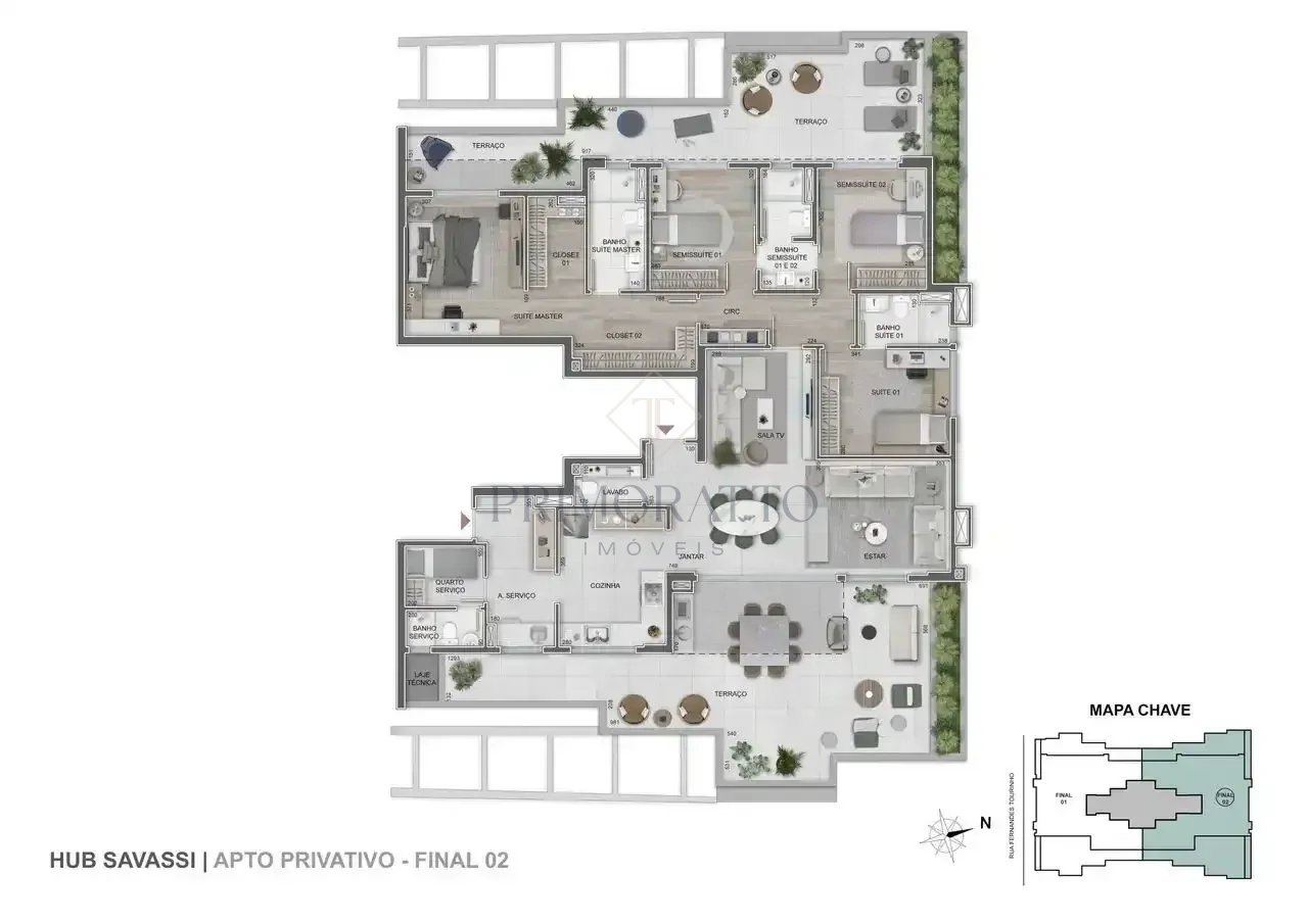 Apartamento Garden · Final 1902