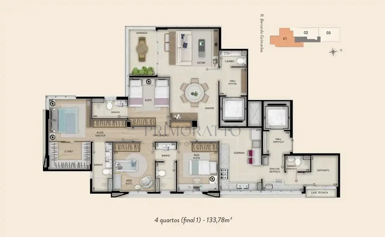 Apartamento Tipo · Final 01