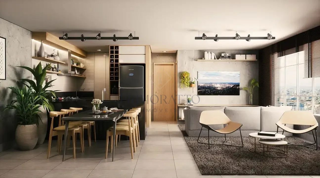 Sala de Estar e Cozinha
