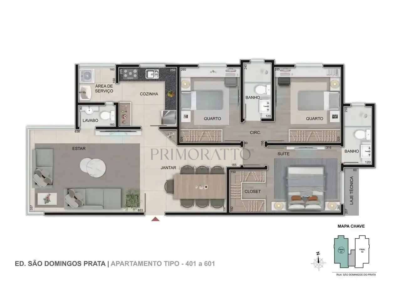 Apartamento Tipo 4 Ao 6 Pavimento