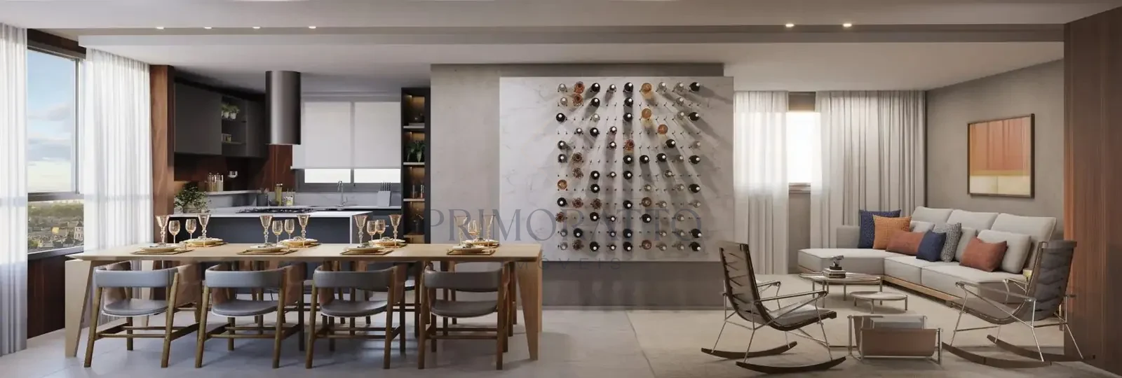 Sala De Estar Jantar E Cozinha
