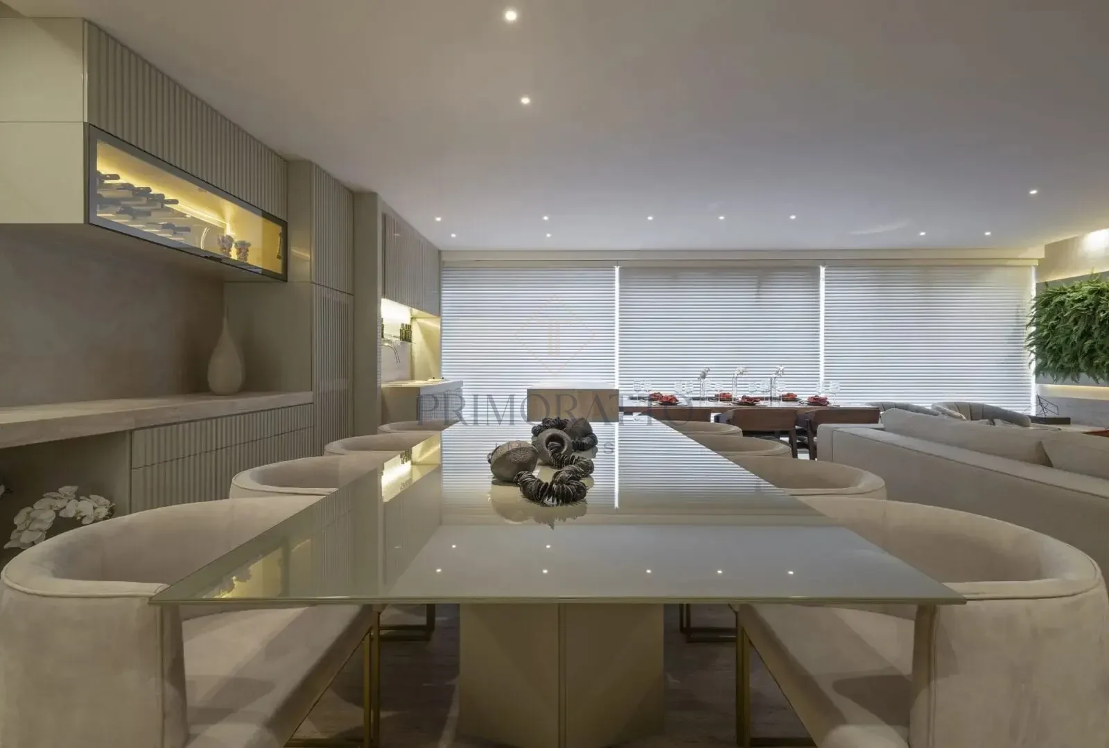 Sala de jantar · apartamento decorado