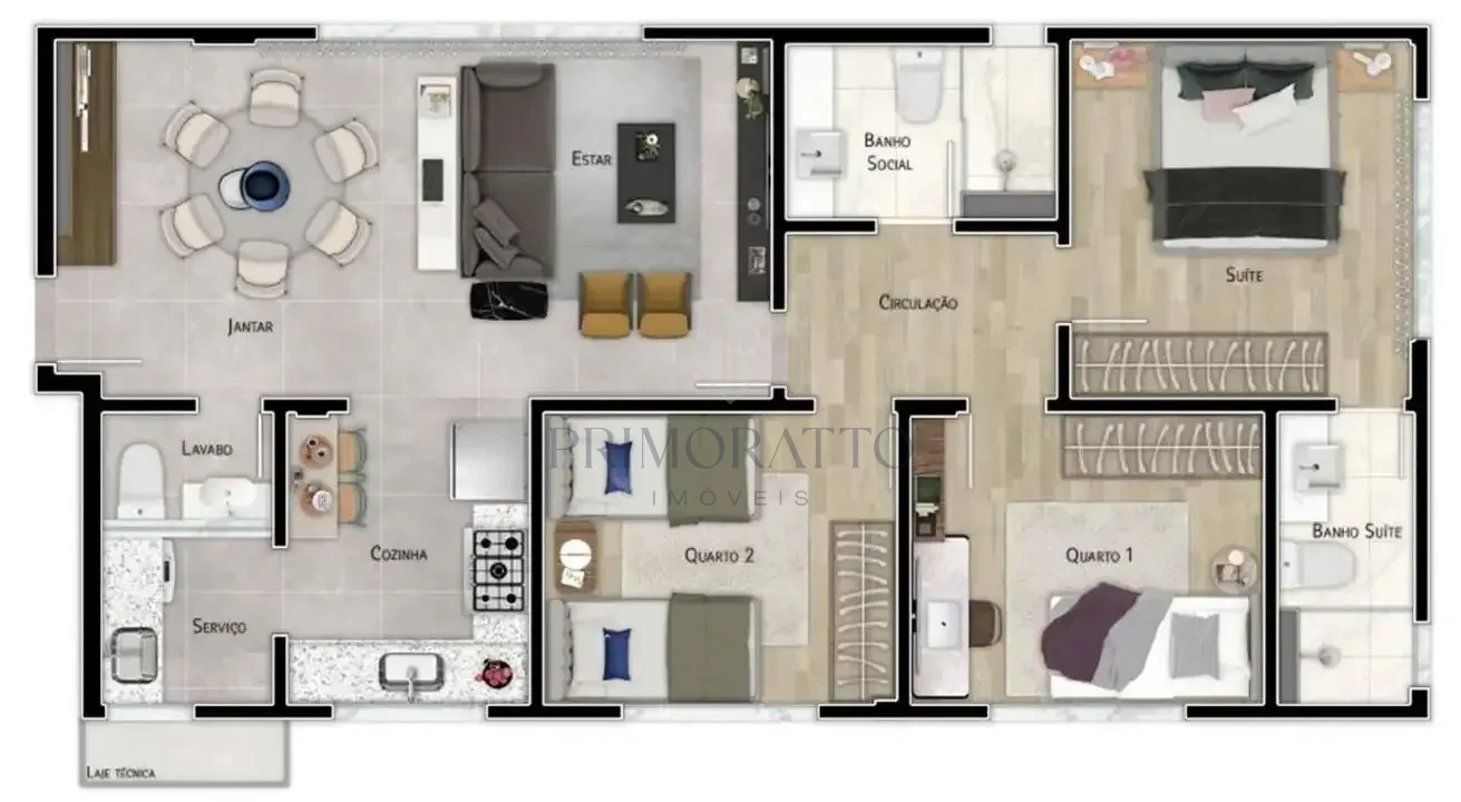 Apartamento Tipo 1102