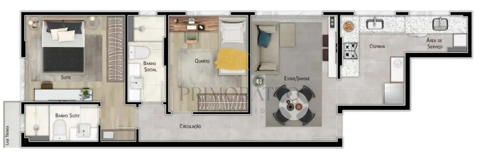 Apartamento Tipo 502 A 902