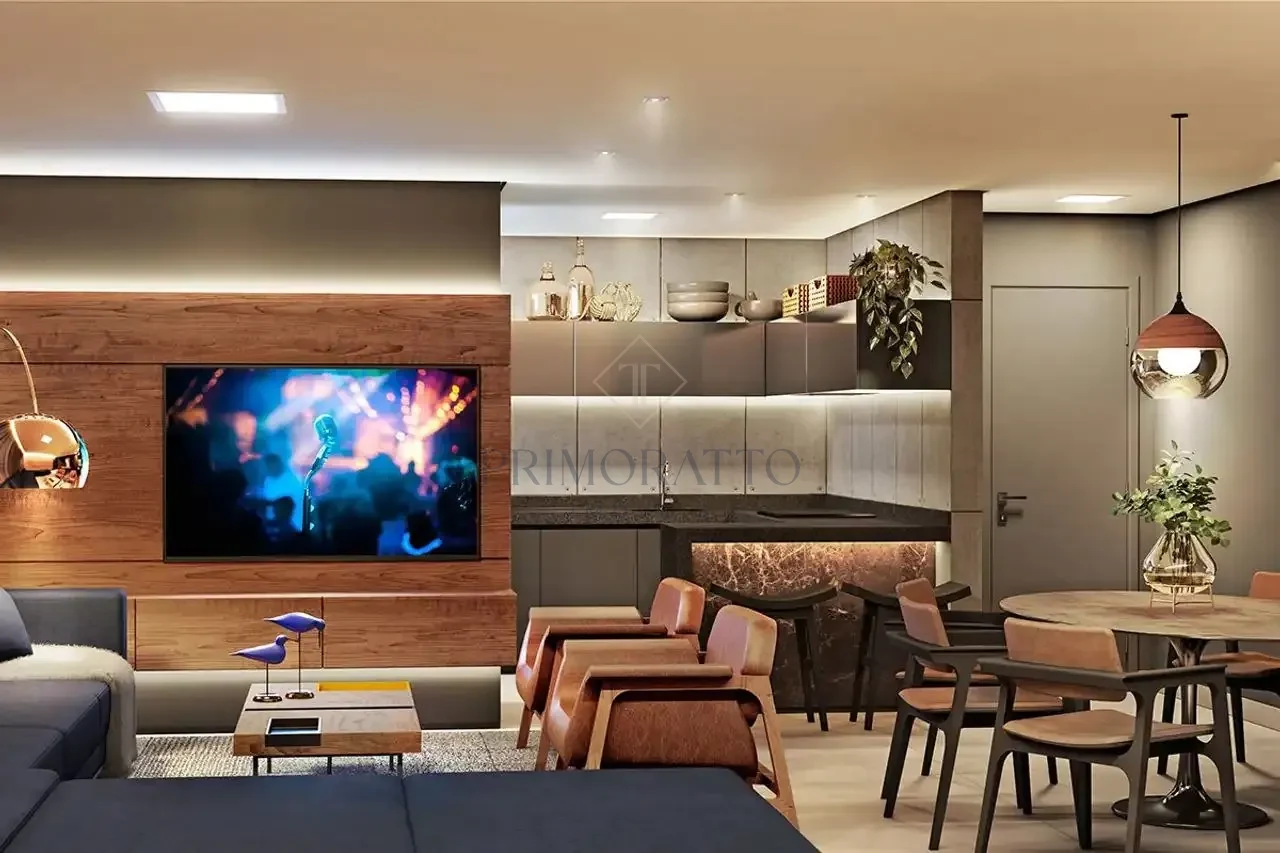 Sala de Estar e Cozinha