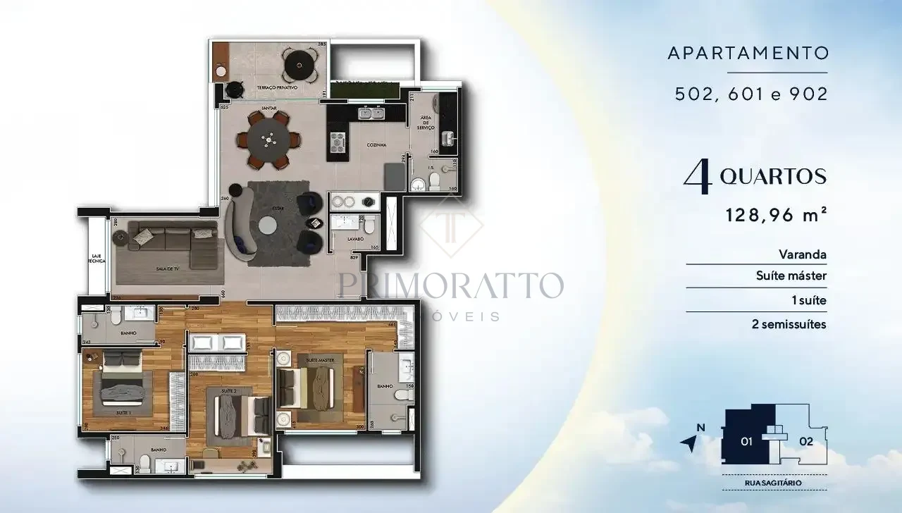 Apartamentos 502 601 E 902