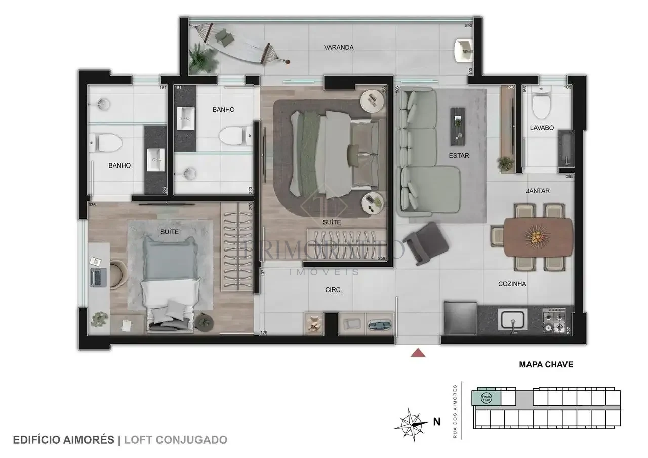 25001 Fbr Aimores 25 Loft Conjugado R00